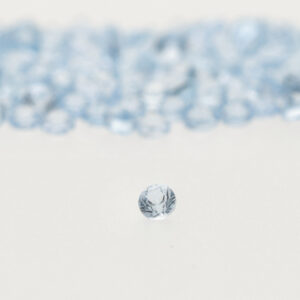 Light Gray Aquamarine Round – 1.20 mm