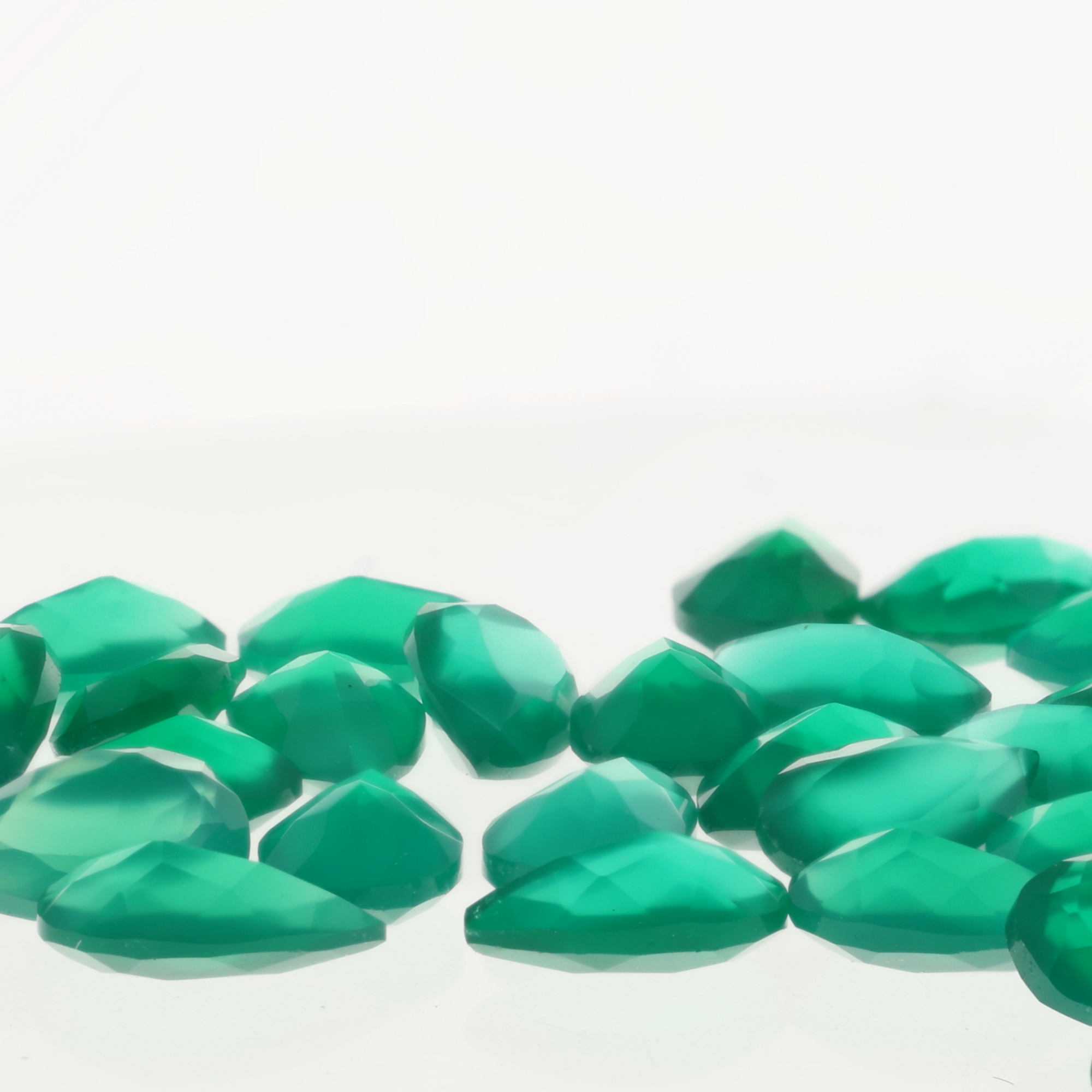 Agate Verte Poire - 5,00 x 3,00 mm