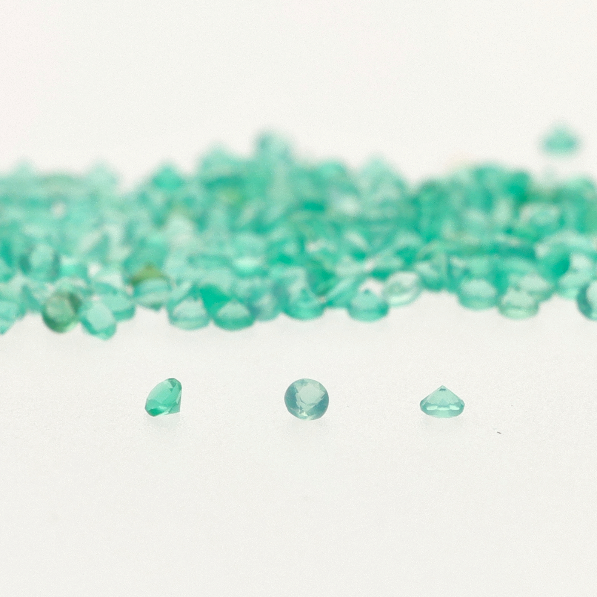 Agate Verte Rond - 0,80 mm