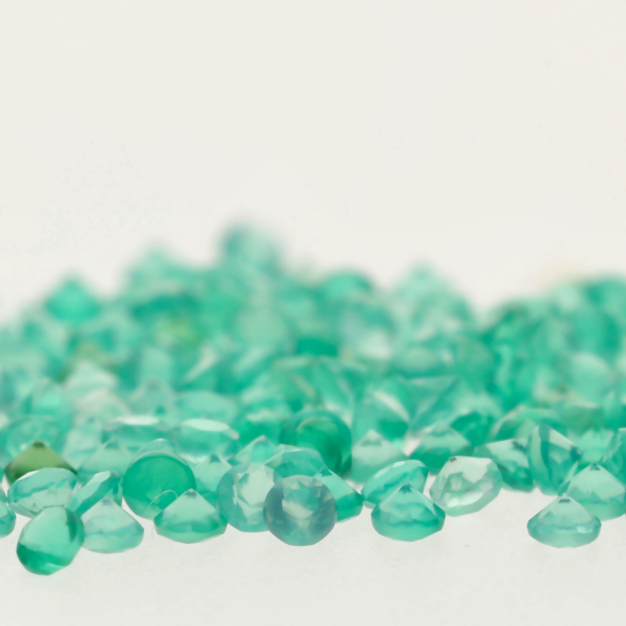 Agate Verte Rond - 0,80 mm
