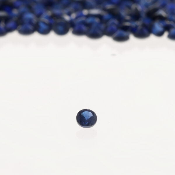 Saphir Bleu foncé Rond - 2,00 mm