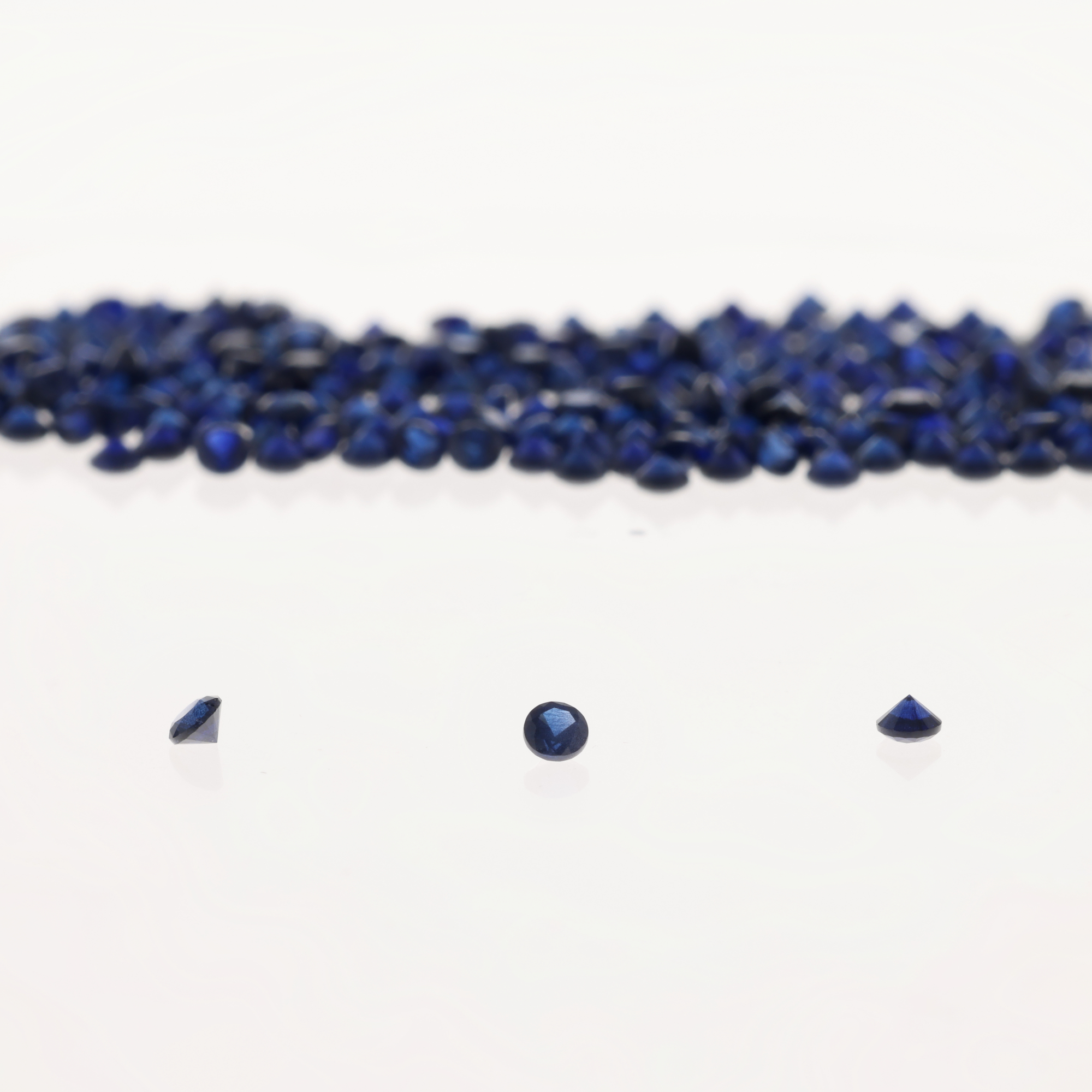 Saphir Bleu foncé Rond - 2,00 mm