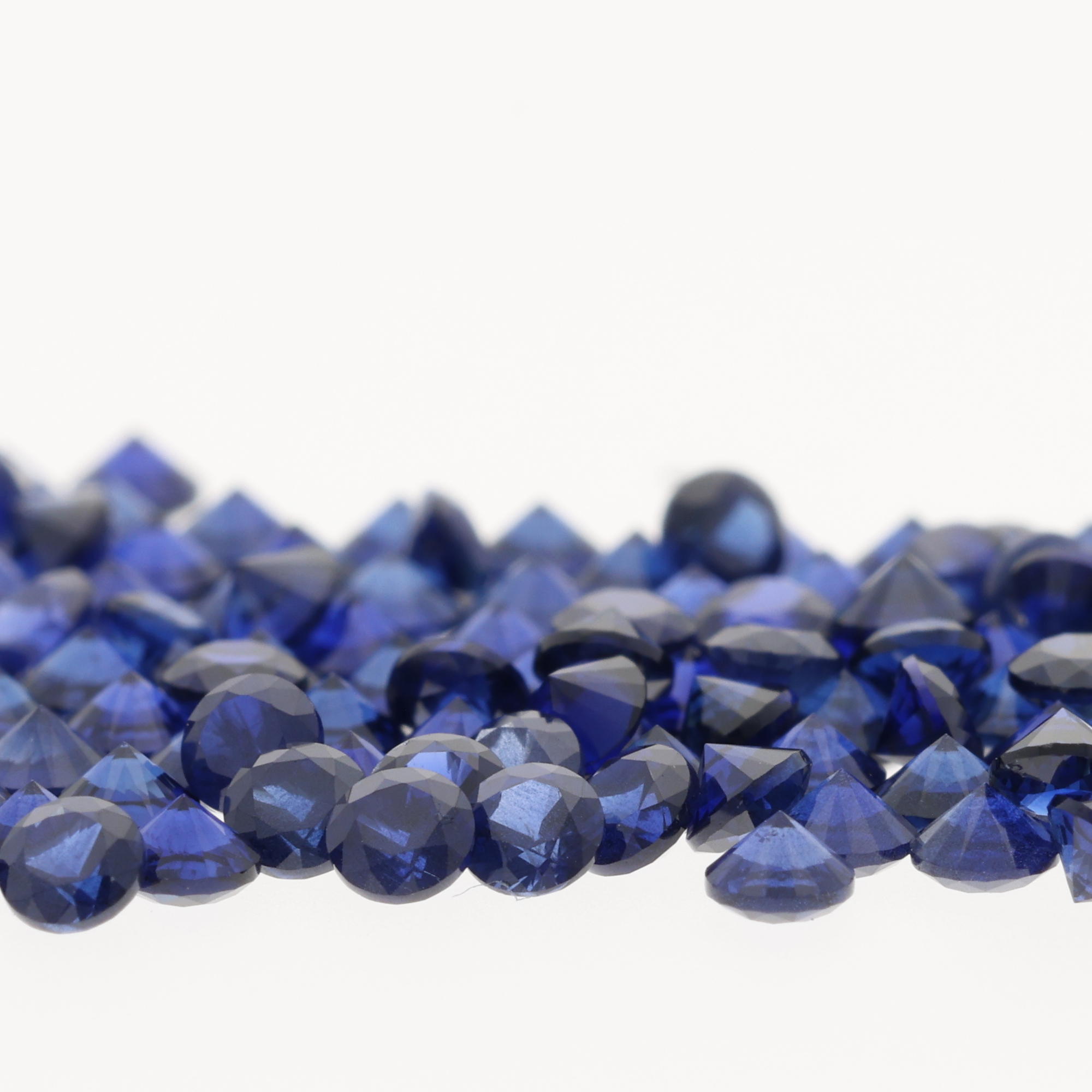 Saphir Bleu foncé Rond - 2,10 mm