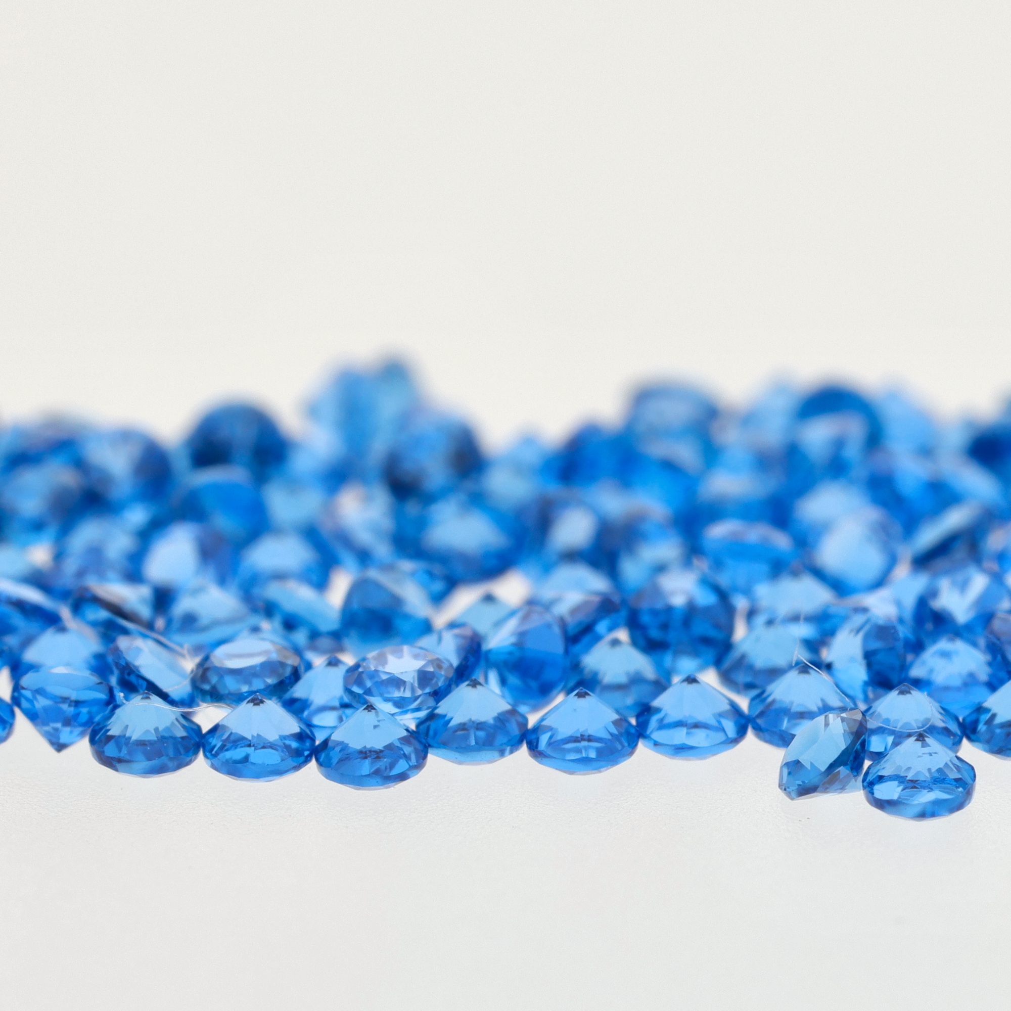 spinel Bleu Rond - 1,25 mm