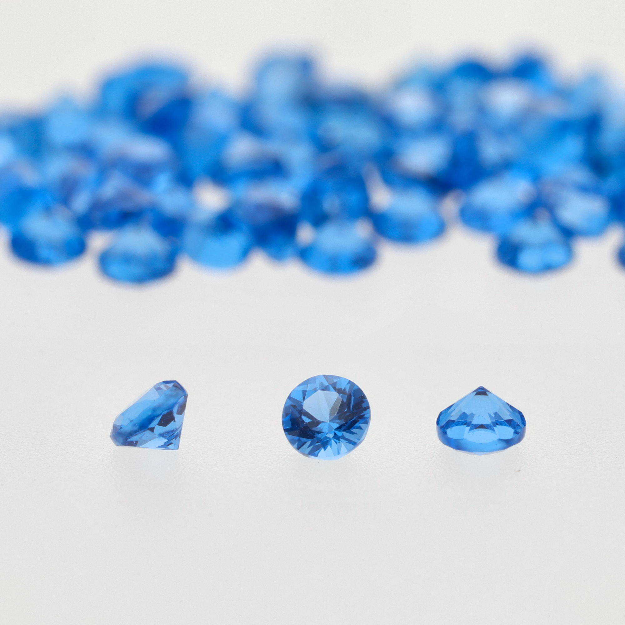spinel Bleu Rond - 1,50 mm