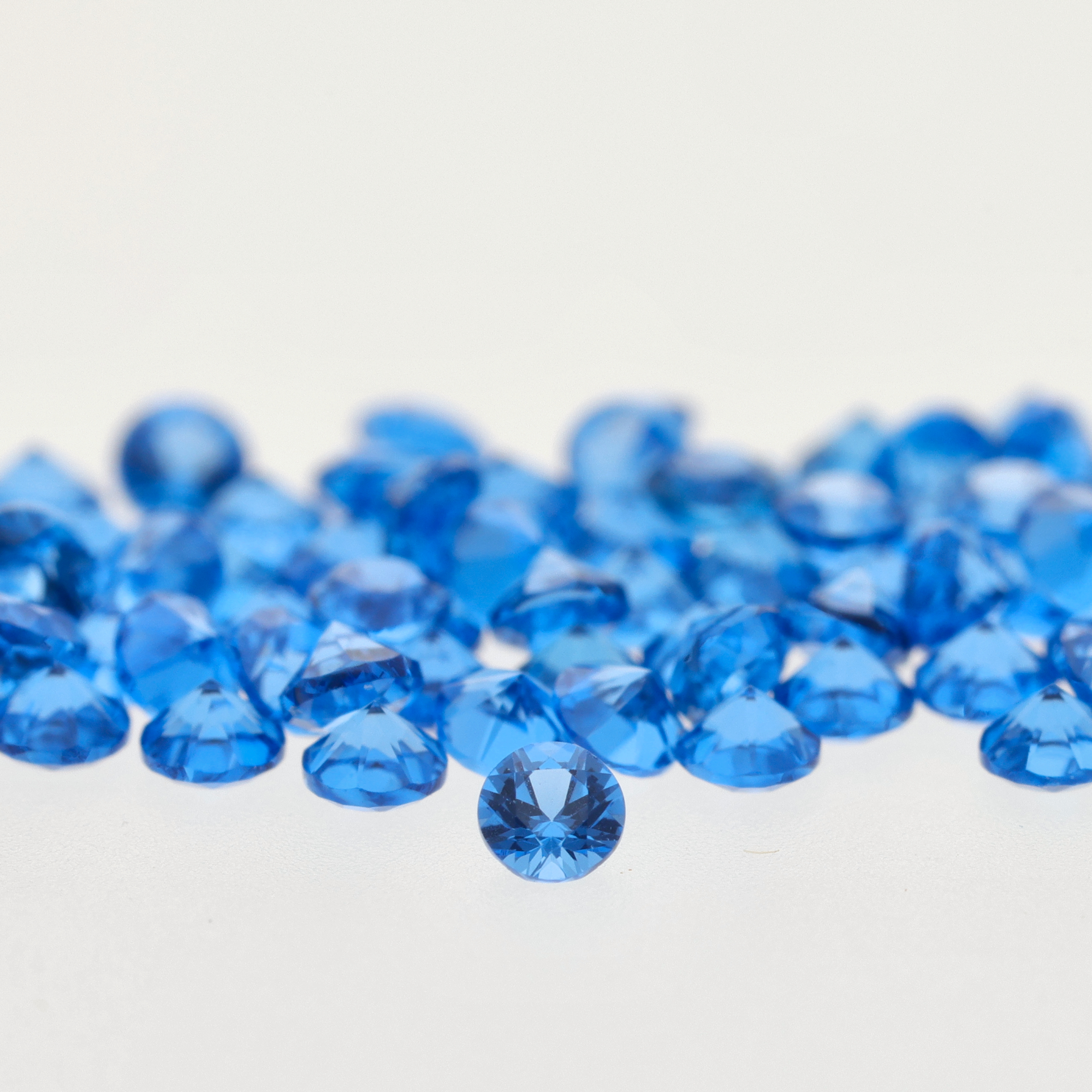 spinel Bleu Rond - 1,50 mm