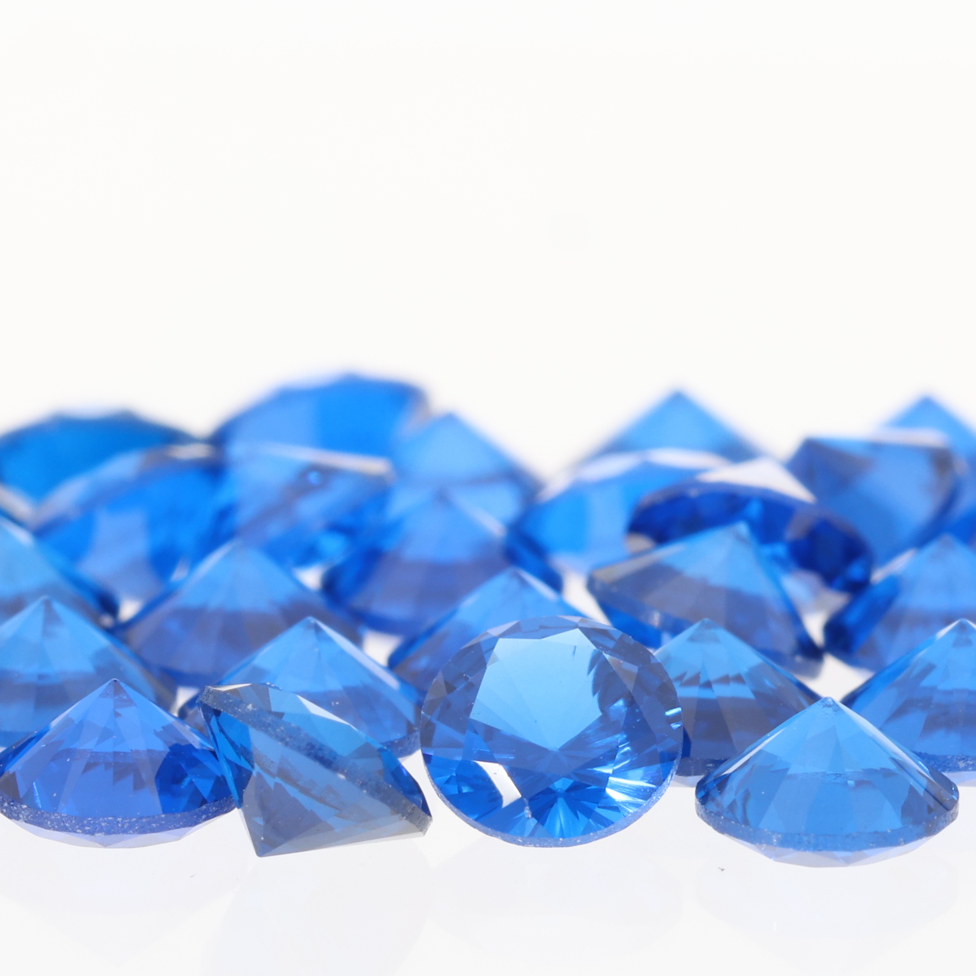 spinel Bleu Rond - 4,25 mm