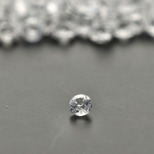 Saphir Blanc Rond - 1,20 mm