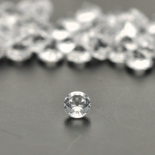 Saphir Blanc Rond - 1,60 mm