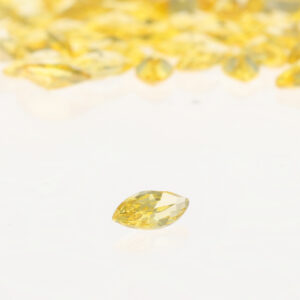 Zirconium Jaune Citrine Marquise  –  5,00 x 2,50 mm