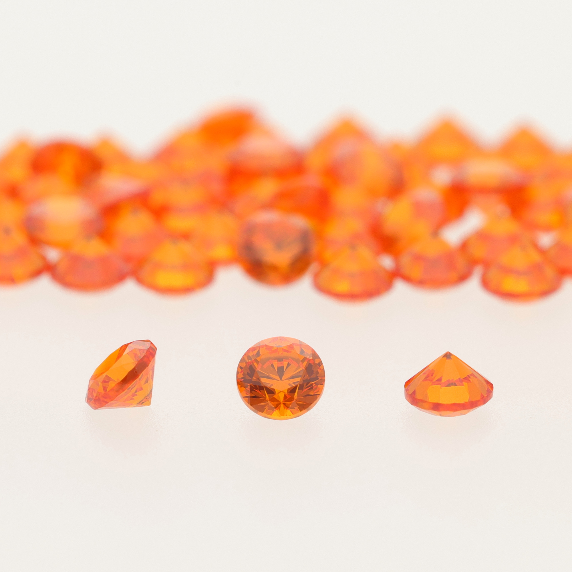 Zirconium Orange Rond - 2,35 mm