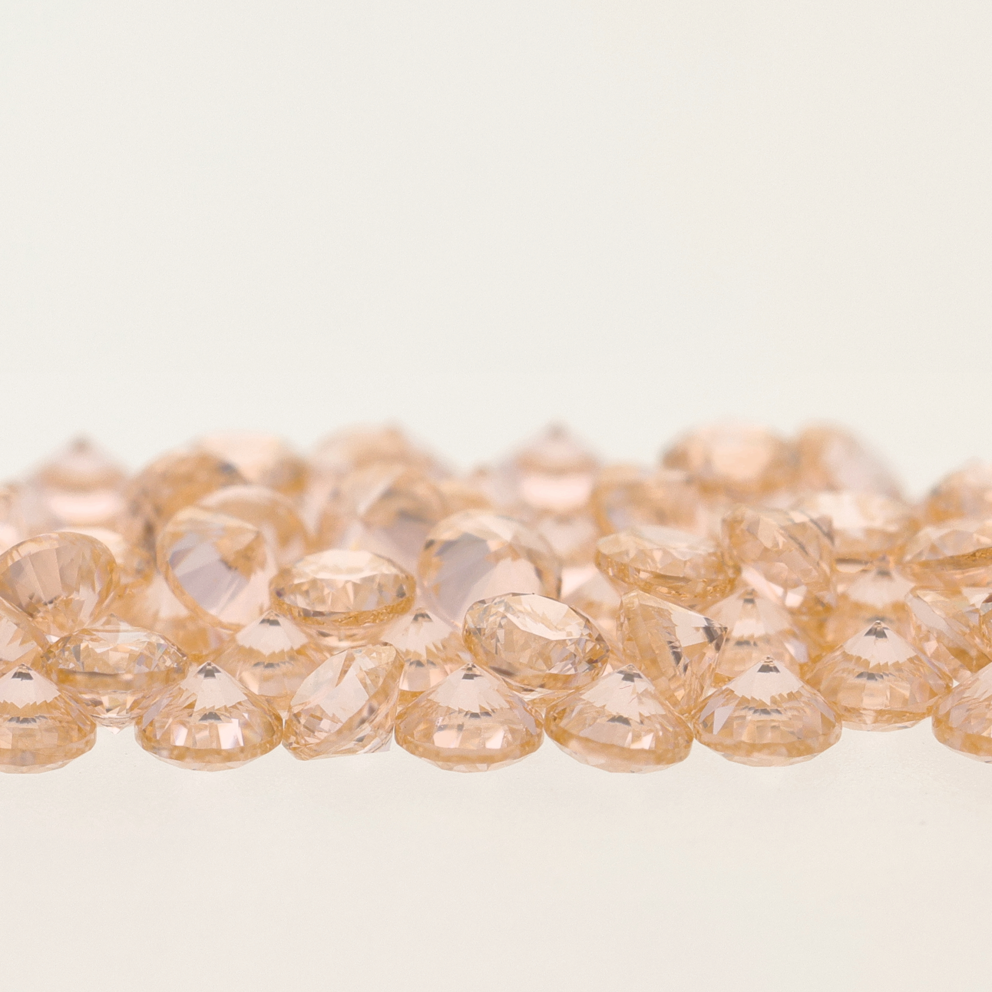 Zirconium Rosé Pamplemousse Rond - 1,80 mm
