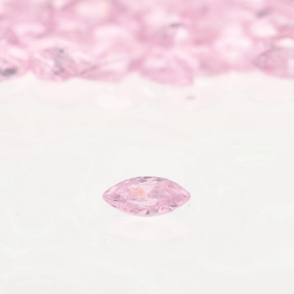 Zirconium Rose Marquise - 5,00 x 2,50 mm
