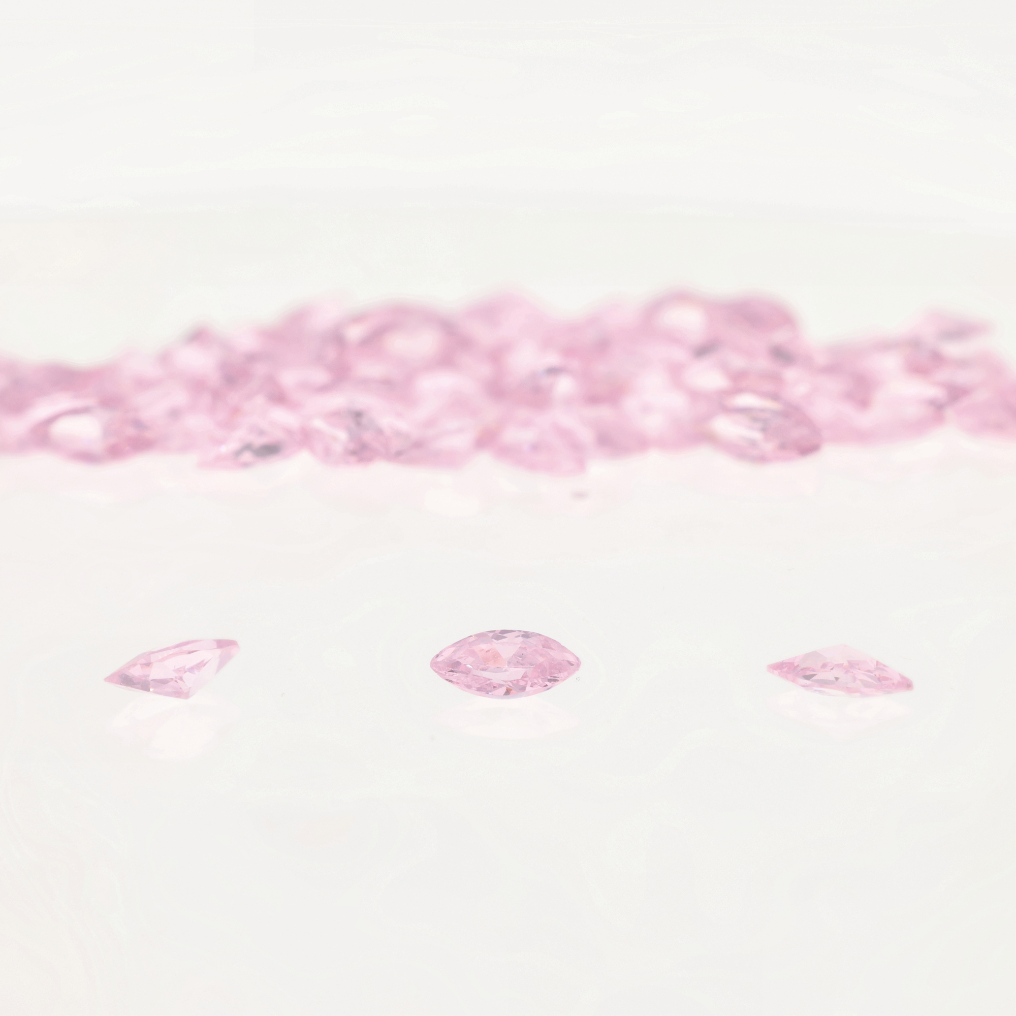Zirconium Rose Marquise - 5,00 x 2,50 mm