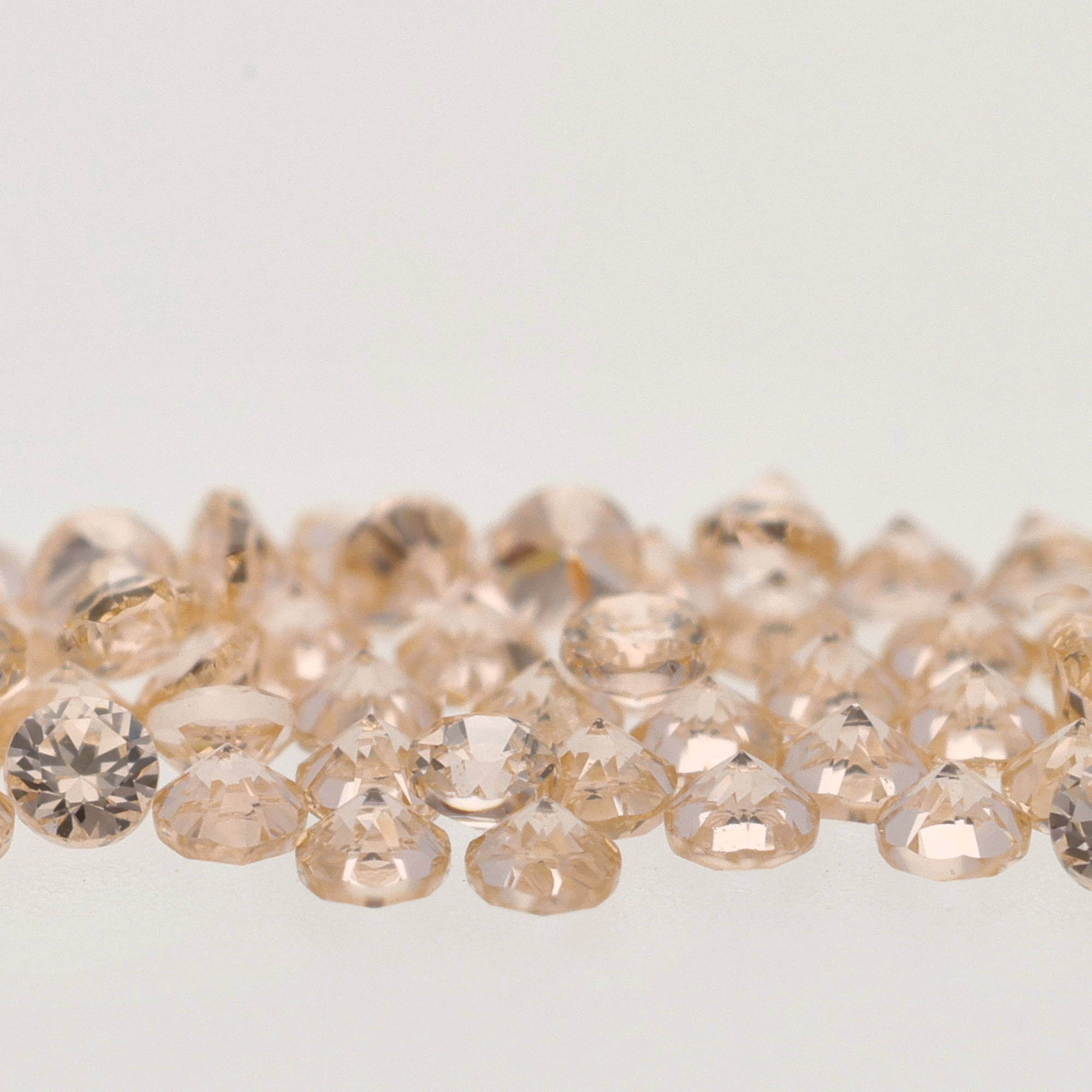 Zirconium Salmon (rose orange) Rond - 0,90 mm