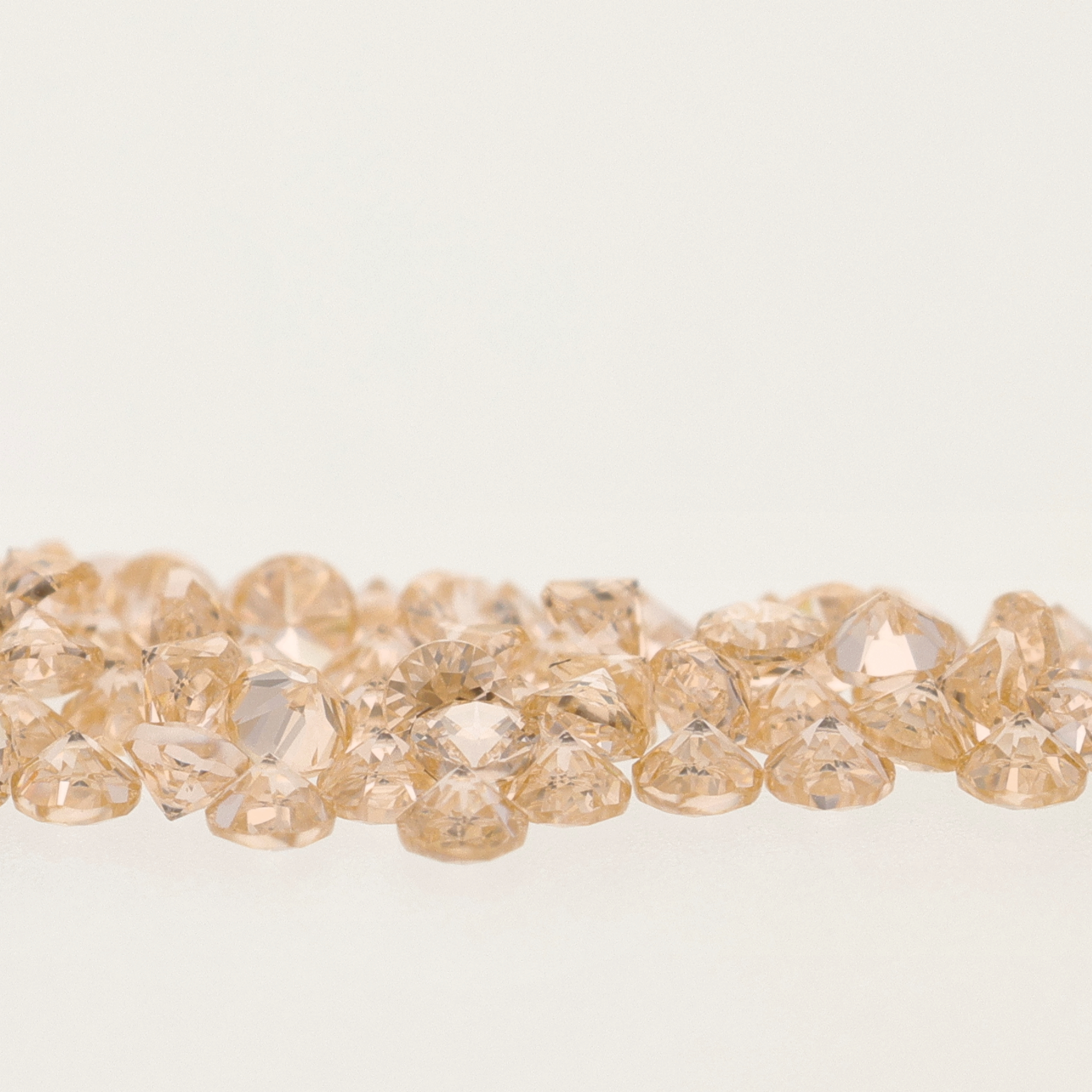 Zirconium Salmon (rose orange) Rond - 1,10 mm
