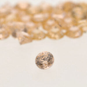 Salmon (Pink Orange) Zirconium Round – 2.00 mm