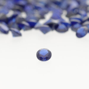 Synthetic Corundum Blue Sapphire Round