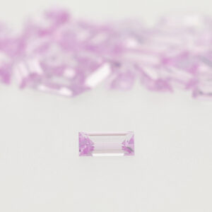 Rose de France Baguette Step Cut – 3.00 x 1.50 mm
