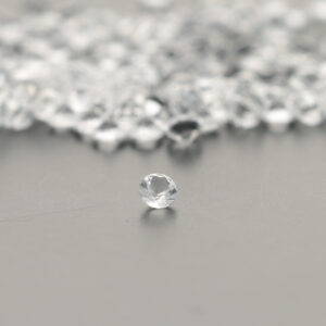 Natural White Topaz Round