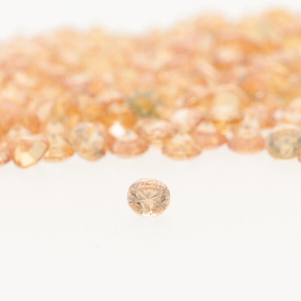 Cubic Zirconia Champagne Round
