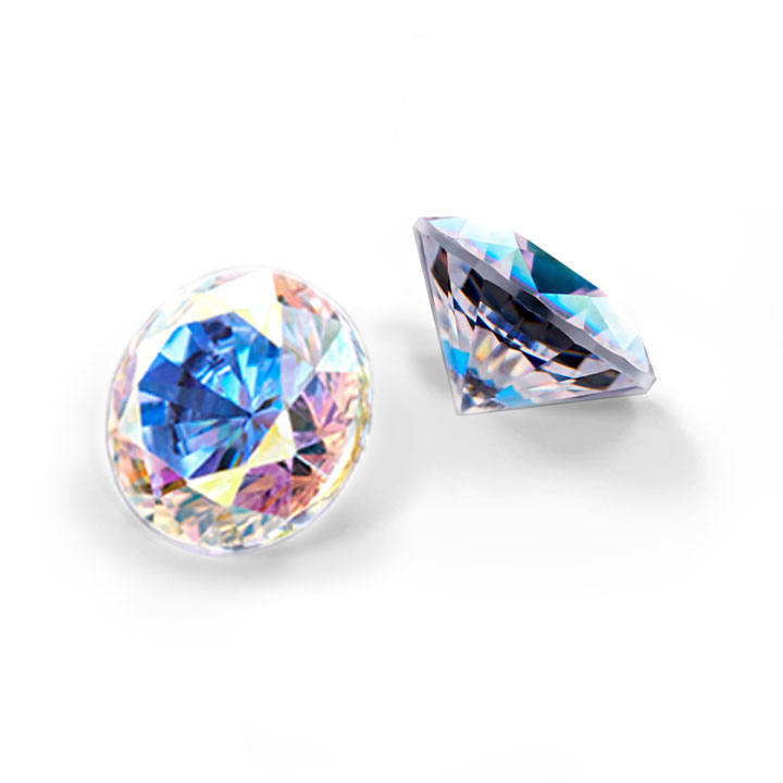Aurore boréale Cubic Zirconia
