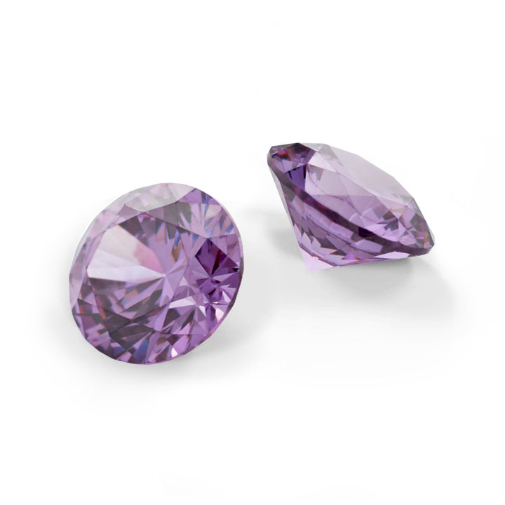 Amethyst Cubic Zirconia