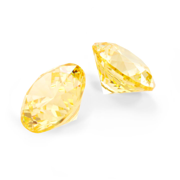 Light yellow Cubic Zirconia
