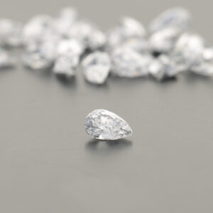 Cubic Zirconia White Pear