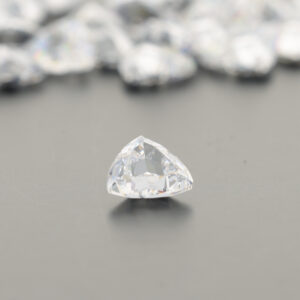White Cubic Zirconia Trillion