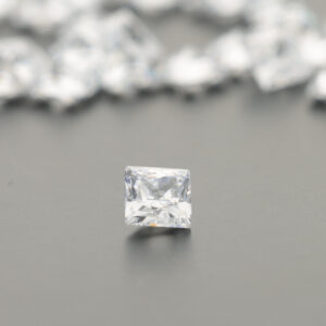 Cubic Zirconia White Square T/P
