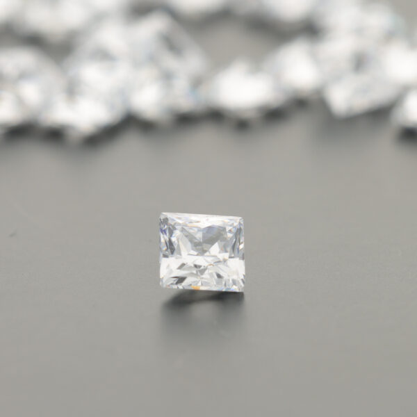 Cubic Zirconia Blanc Carré T/P