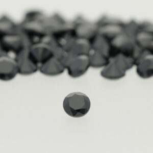 Cubic zirconia Black Rond  –  2,00 mm