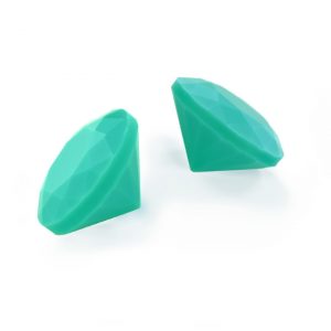Malachite and Nano Green Spinel Earrings